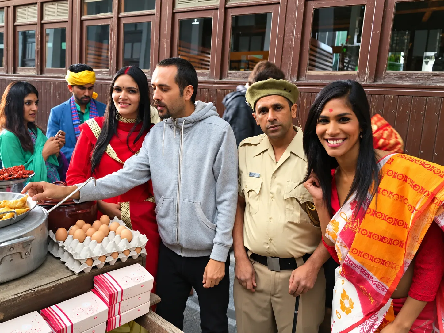 Recreación estación tren India para spot Coca-cola